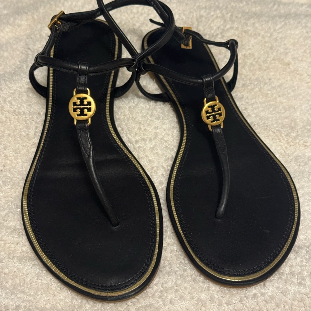 Tory Burch Womens Emmy Flat Sandals